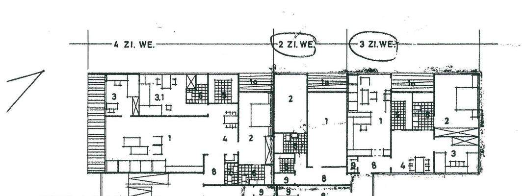 Grundriss alt: 4Zi, 2Zi, 3Zi