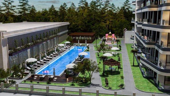 1 and 2-Bedroom Apartments with Pool in Antalya Altintas