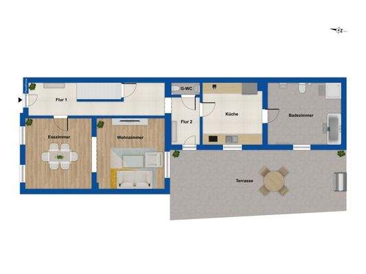 Grundriss Erdgeschoss