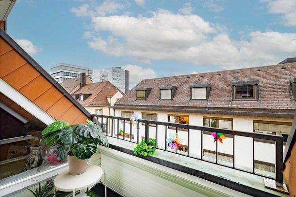 Aussicht von der Loggia Richtung Norden