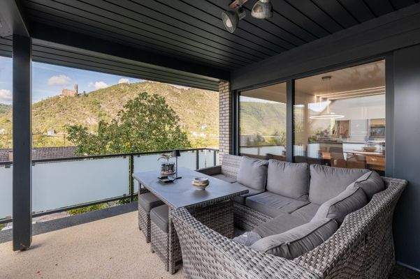 Ausblick vom Balkon (EG)