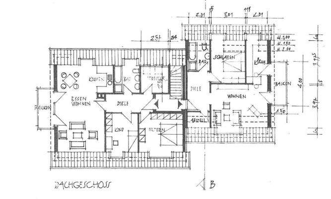 Grundriss Dachgeschoss