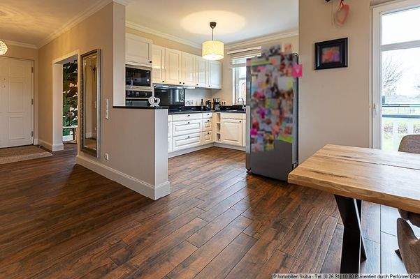 Blick in die Küche