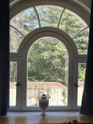 Blick auf die Terrasse EG