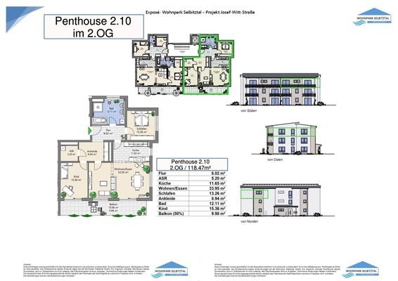 Penthouse 2.10 in Haus 2