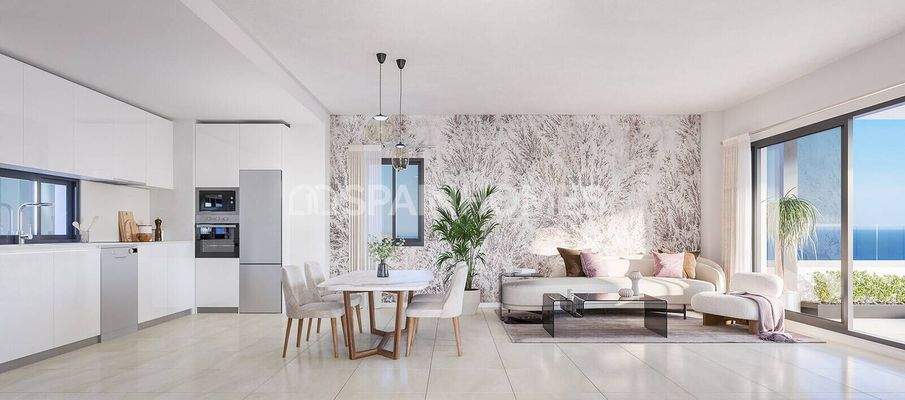 Well Located Sea View Apartments within a Complex in Benalmadena