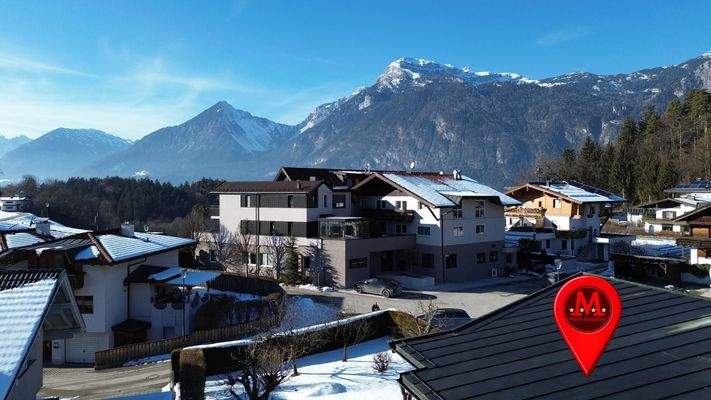 Aussicht von der Liegenschaft