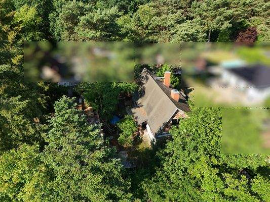 Luftbild des Grundstück