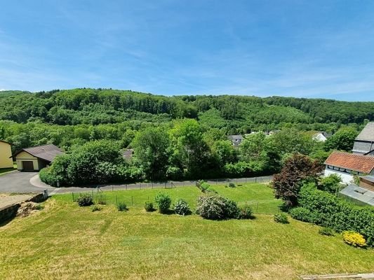 Blick vom Balkon