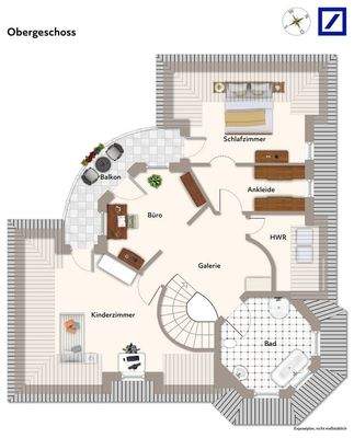 Grundriss Obergeschoss