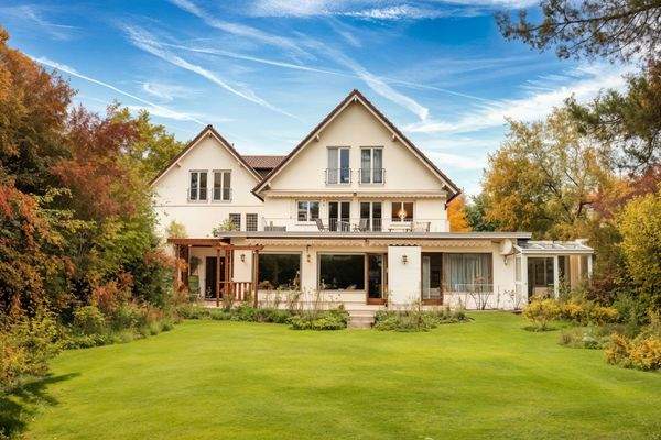 Rückansicht Gebäude