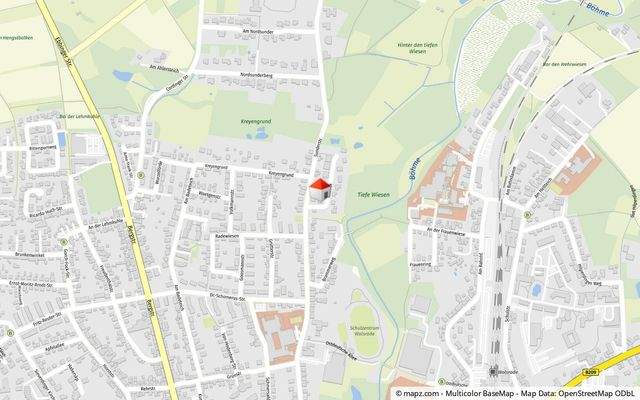 Geolyzer Kartenausschnitt