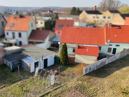 Grundstück aus der Vogelperspektive