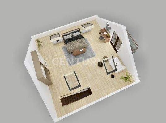 3D Grundriss Wohnung 3 DG 