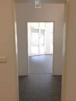 Durchgang zum Backoffice