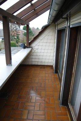 Balkon, Richtung Garten