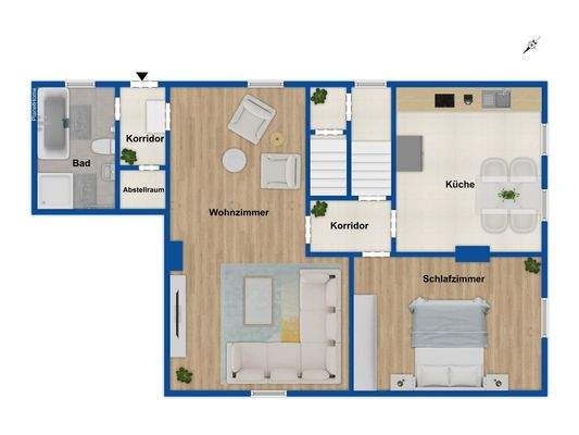 Grundriss EG Haupthaus