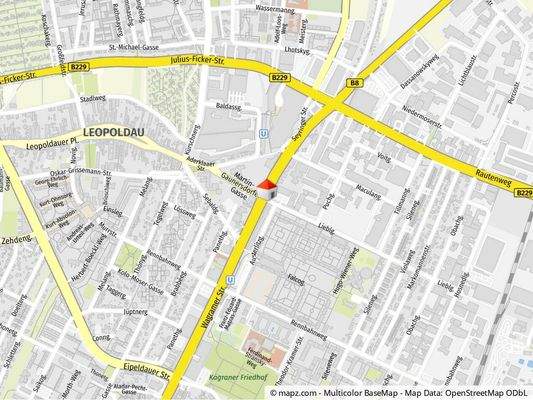 Geolyzer Kartenausschnitt