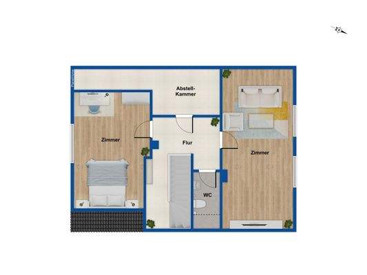 Grundriss Obergeschoss