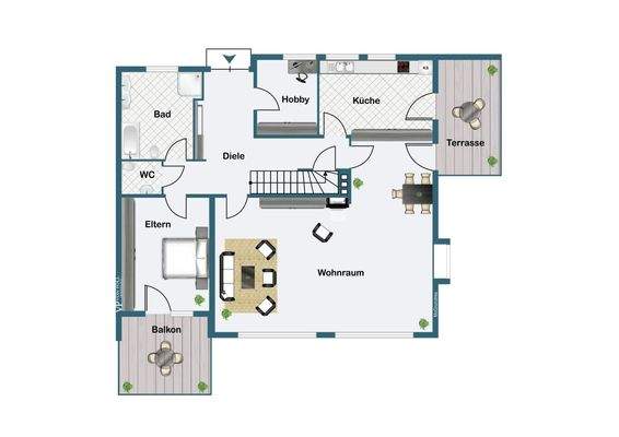 Grundriss Erdgeschos