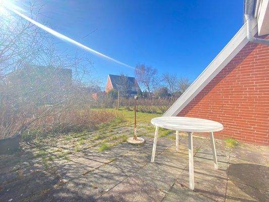 windgeschützte Terrasse