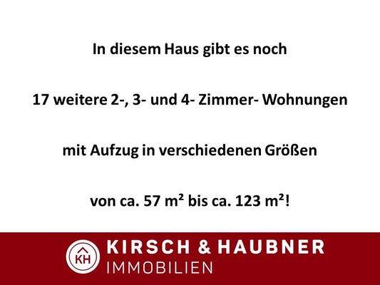 Weitere Wohnungen...