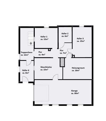 Grundriss UG Haupthaus