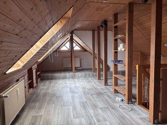 augebauter Dachboden