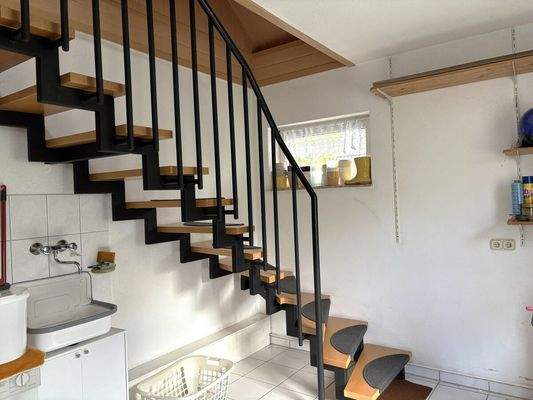 Aufgang zum Dachgeschoss