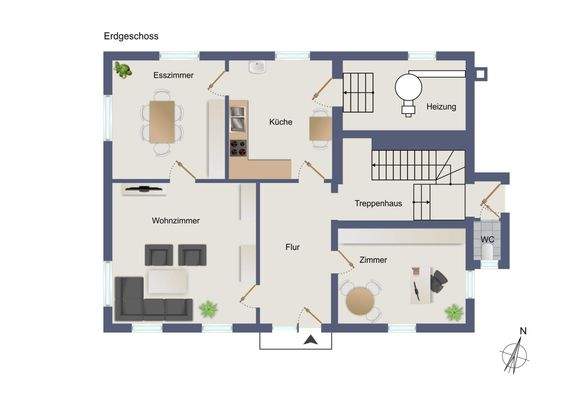 Grundriss Erdgeschoss