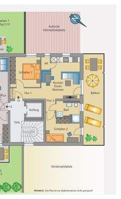 Grundriss - Wohnung C14