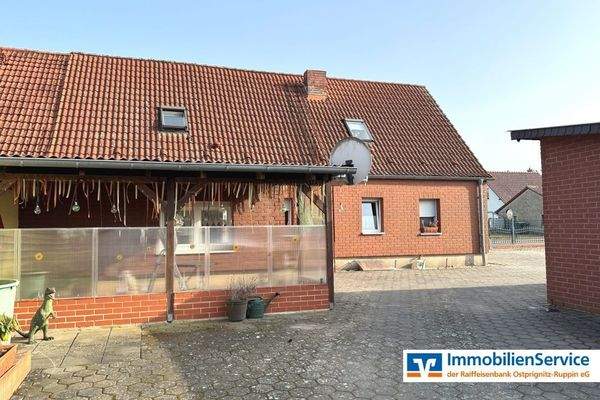 hofseitige Hausansicht