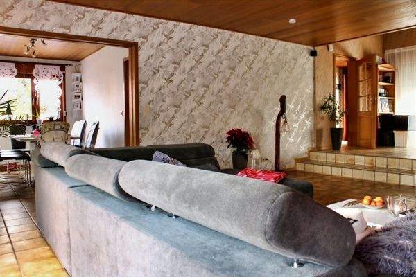 Wohnzimmer mit Eßzimmer