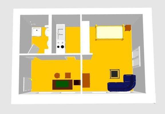 Grundriss Wohnung oben