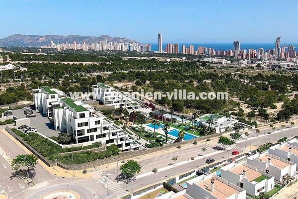 Panorama Blick Mittelmeer Benidorm