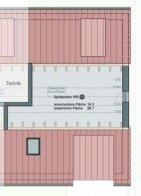 Grundriss 15, Spitzboden 