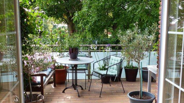 Terasse im Sommer