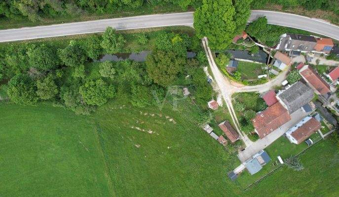 Luftbild gesamter Weiler