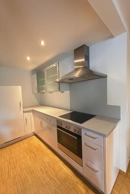 Moderne Küche im minimalistischen Stil