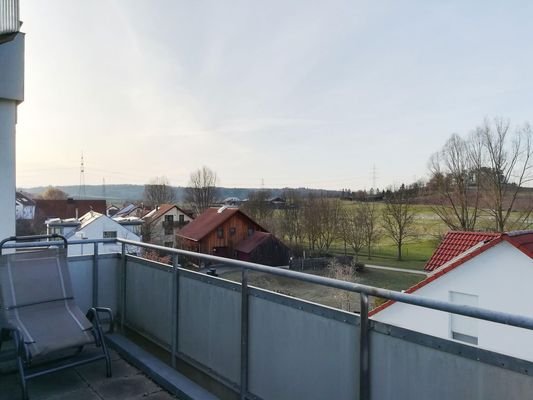 Blick vom Balkon