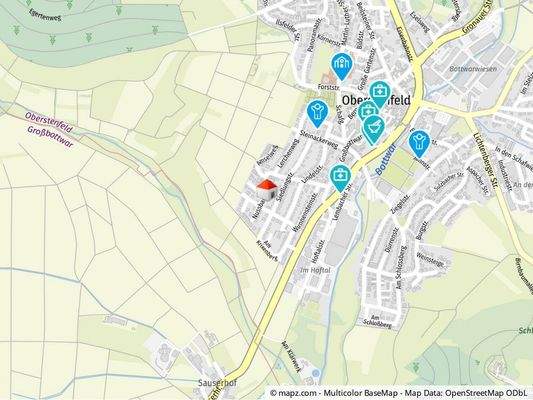 Geolyzer Kartenausschnitt