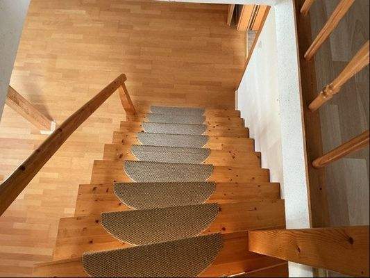 Treppe zum Spitzboden