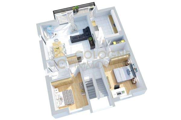 Grundriss der Wohnung (1.OG)