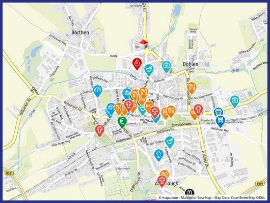 Geolyzer Kartenausschnitt