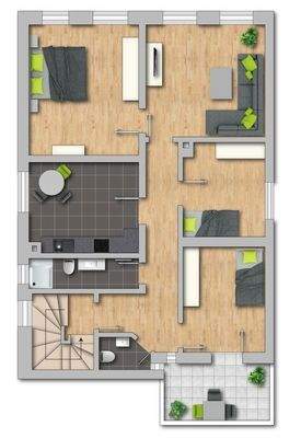 Hallertorstraße Obergeschoss