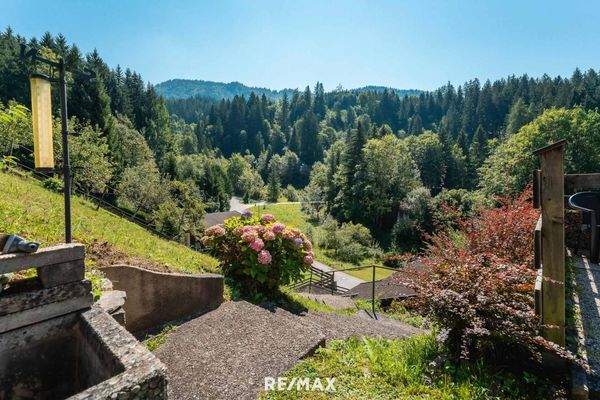 Ausblick Hauseingang