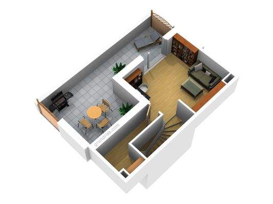 Dachgeschoss mit Dachterrasse