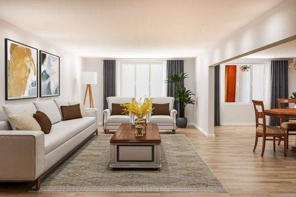 EG Wohnzimmerbild-digitale Visualisierung 