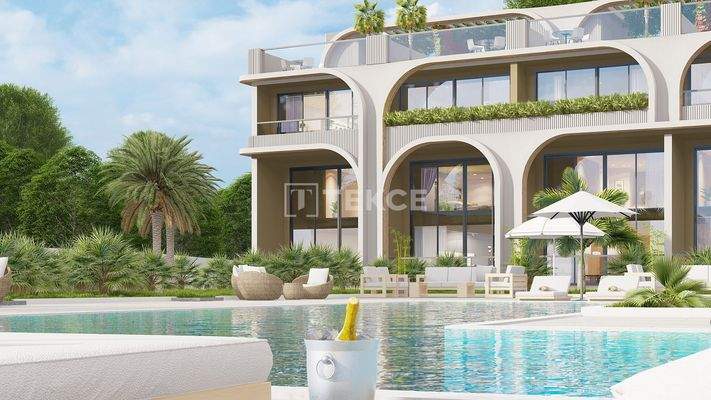 Apartments with Communal Swimming Pool in Bahçeli Girne