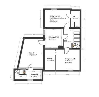 Grundriss Skizze  UG